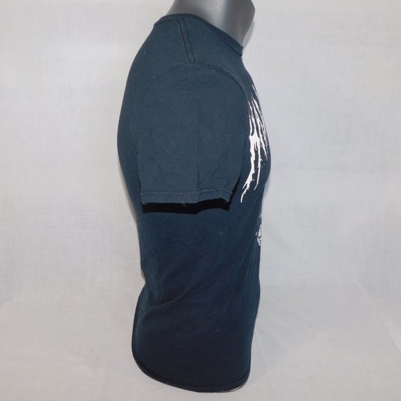 2017 Jason Face Halloween Movie Shirt Mens Small Black White Shirt - Picture 4 of 6